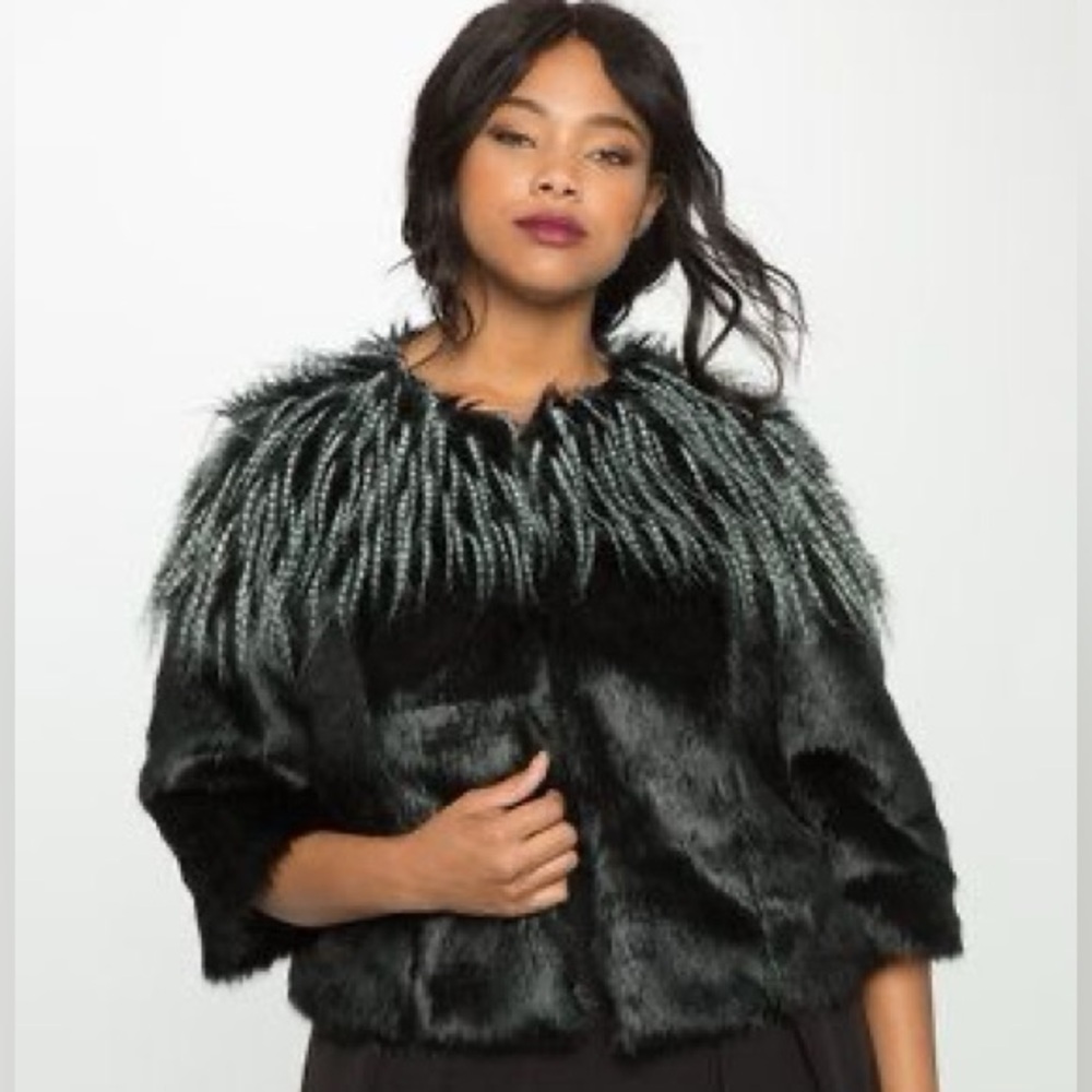 Faux fur jacket - Picture 5 of 5